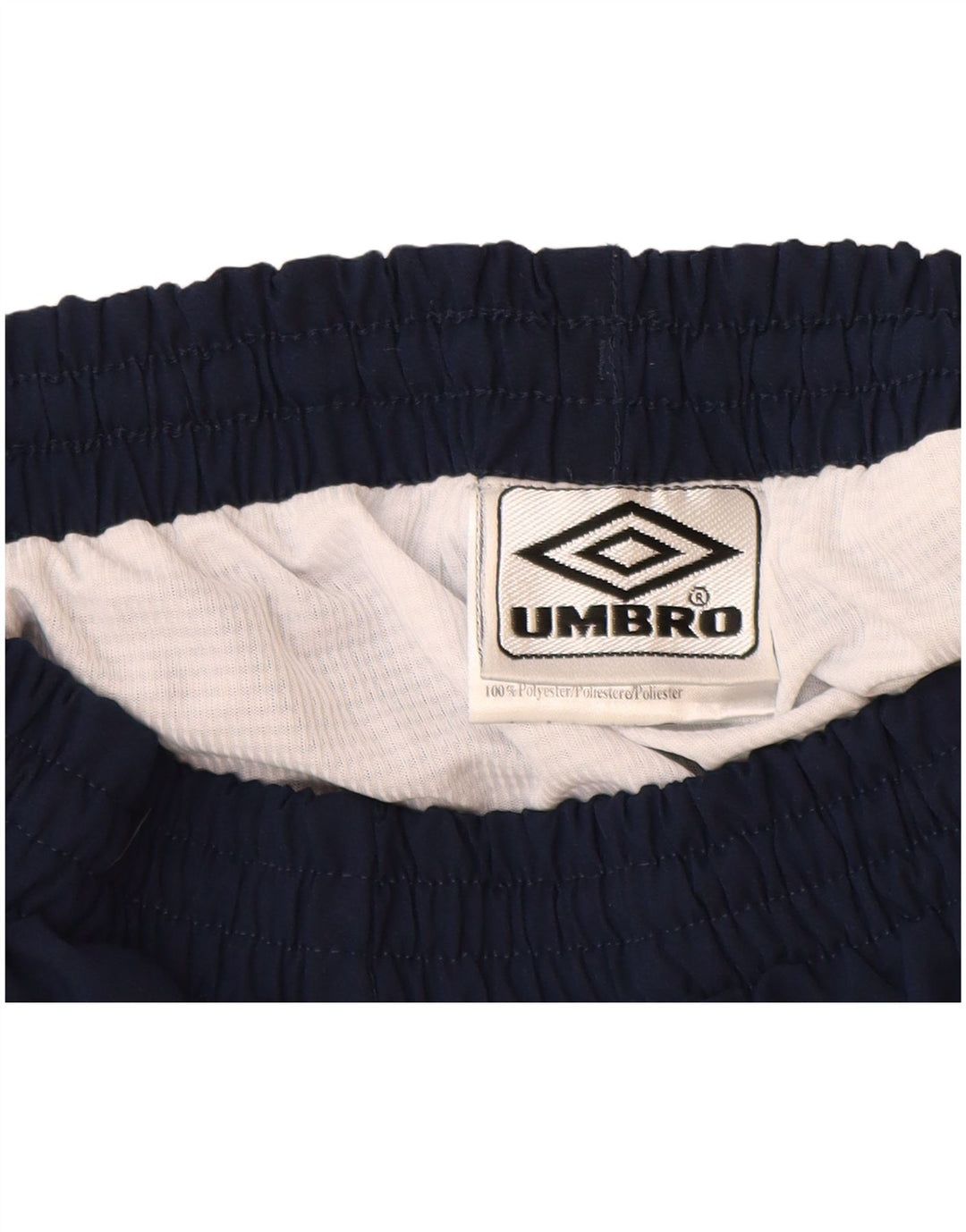 UMBRO Pantaloni da tuta da uomo Joggers piccoli poliestere blu navy