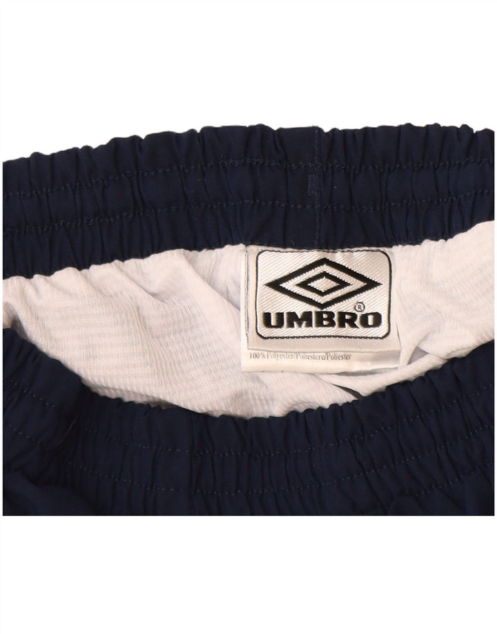 UMBRO Pantaloni da tuta da uomo Joggers piccoli poliestere blu navy
