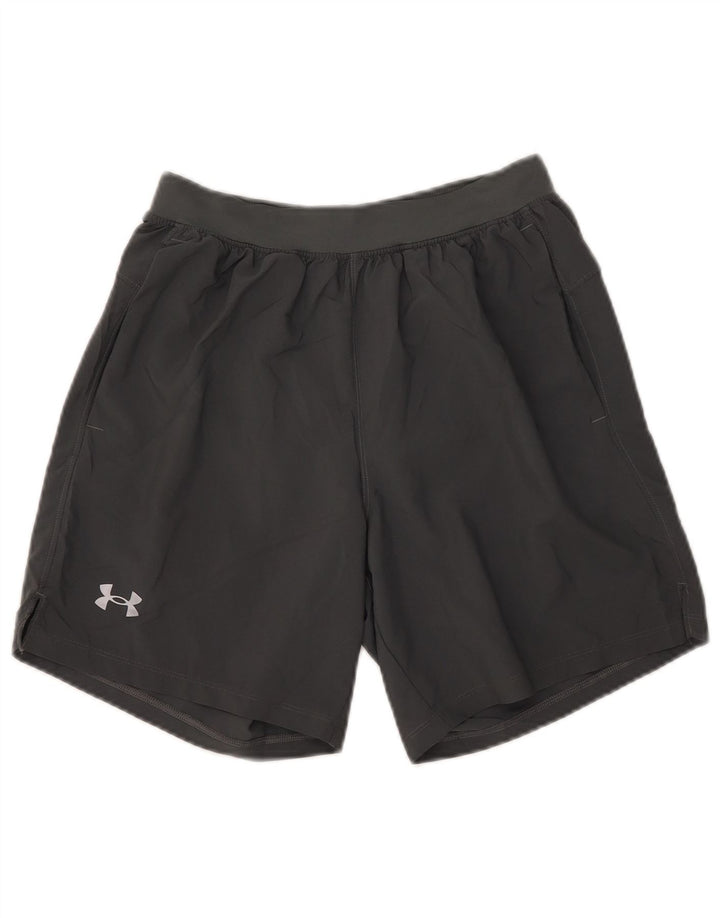 Pantaloncini sportivi da donna Under Armour UK 12 Poliestere grigio medio
