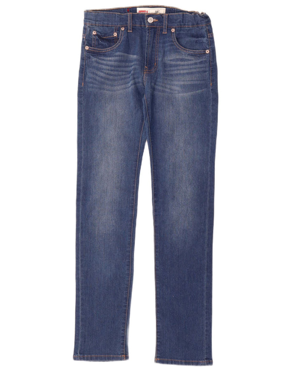 Levi's Girls 510 Skinny Jeans 13-14 Years W28 L30 Blue Cotton