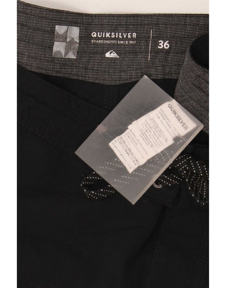 Pantaloncini da bagno da uomo Quiksilver grandi neri in poliestere