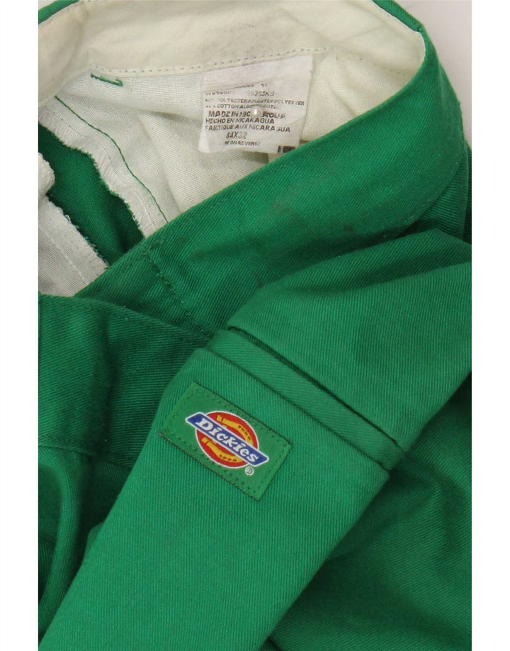 Pantaloni cargo dritti da uomo Dickies W44 L32 poliestere verde