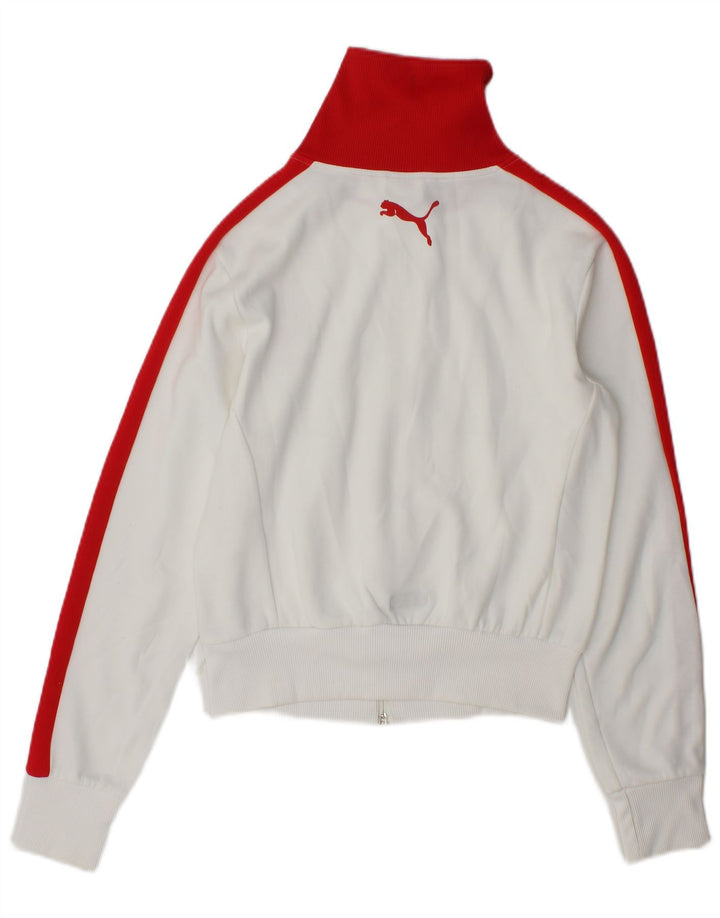 Giacca da tuta da donna Puma UK 10 Small White Colourblock