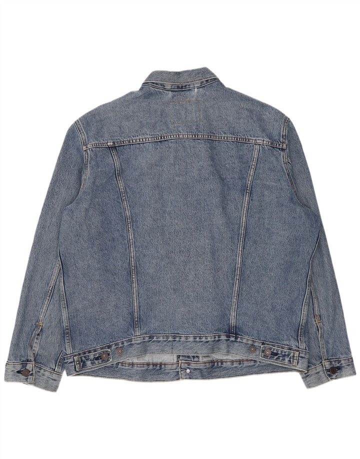 Giacca di jeans da uomo Levi's UK 42 XL cotone blu