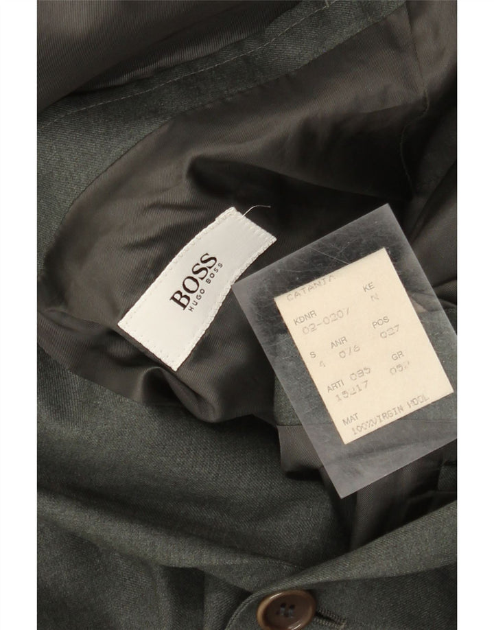 Giacca blazer da uomo a 2 bottoni Hugo Boss EU 52 XL lana grigia