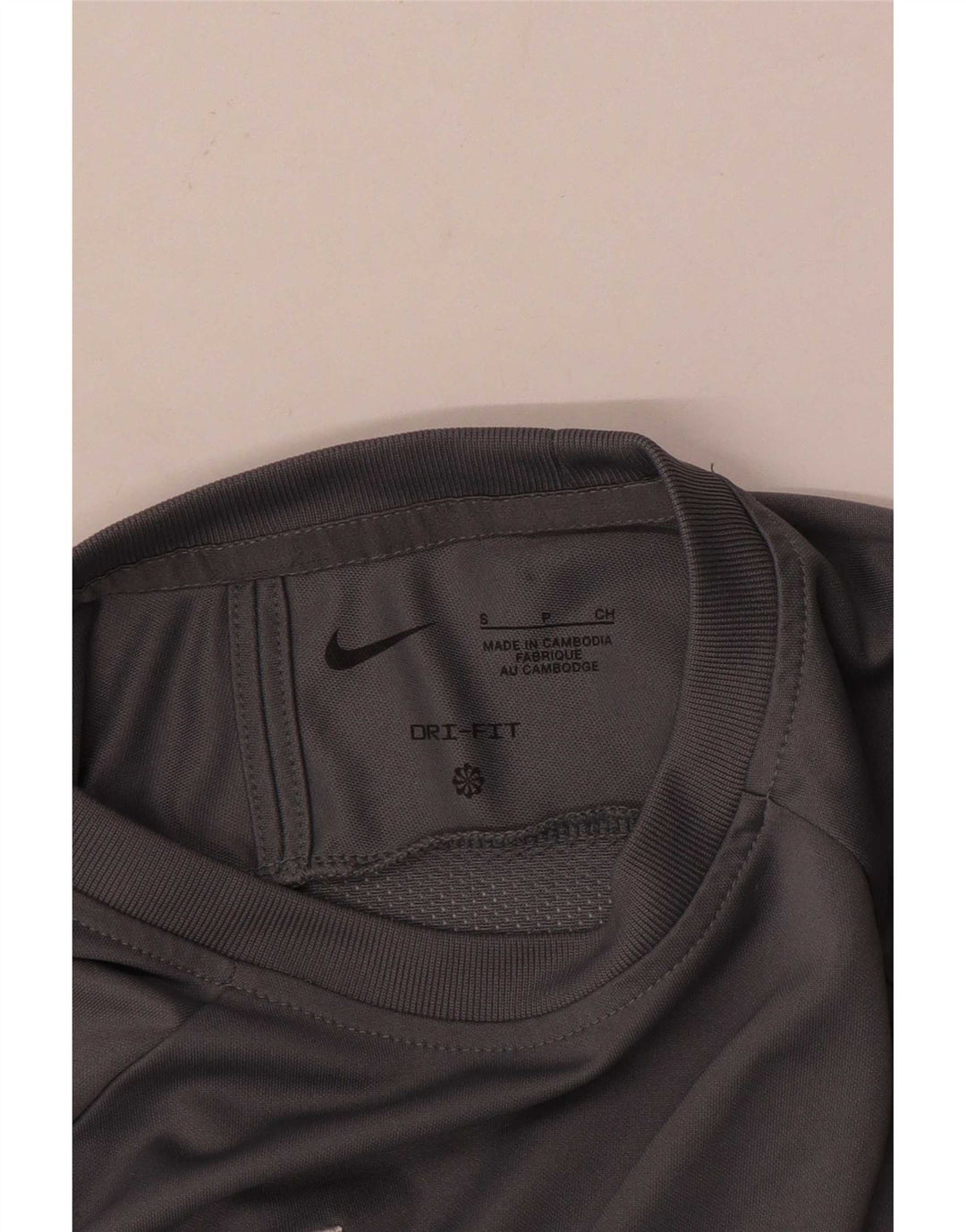 T-shirt Nike Dri Fit da uomo, piccola, color grigio