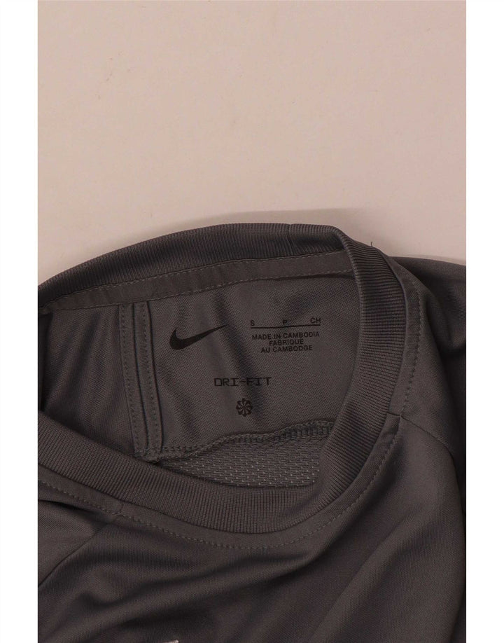 T-shirt Nike Dri Fit da uomo, piccola, color grigio