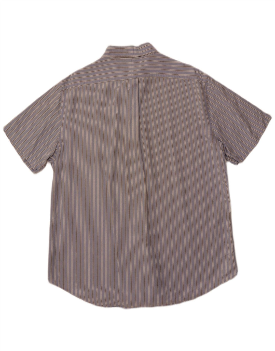 POLO RALPH LAUREN Camicia da uomo a maniche corte vestibilità classica a righe grandi blu