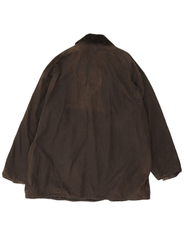 Giacca da uomo Barbour Beaufort vestibilità ampia in cotone cerato EU 48 Marrone medio
