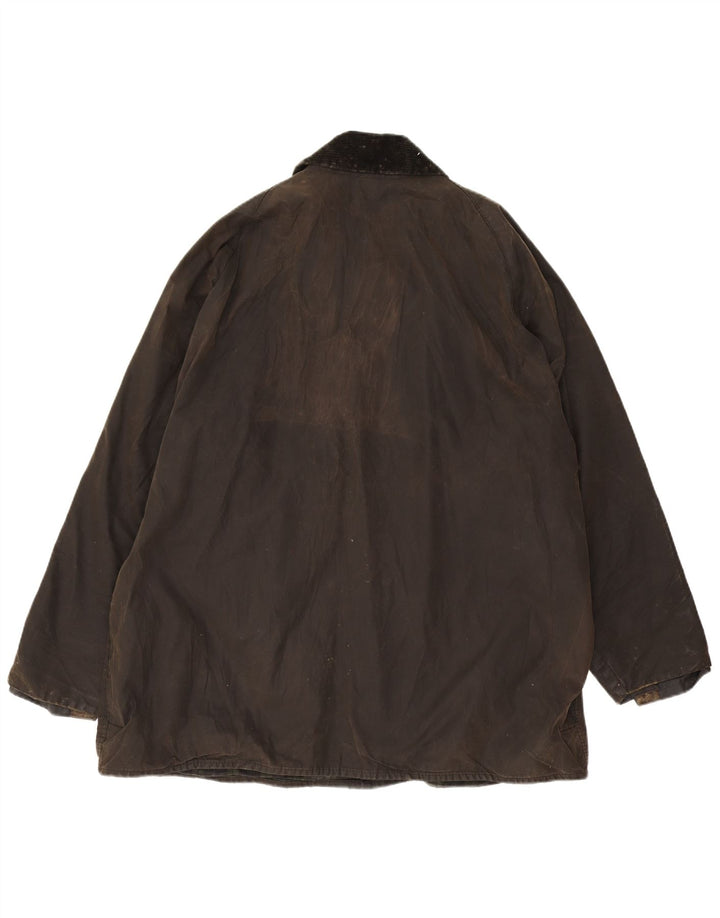 Giacca da uomo Barbour Beaufort vestibilità ampia in cotone cerato EU 48 Marrone medio