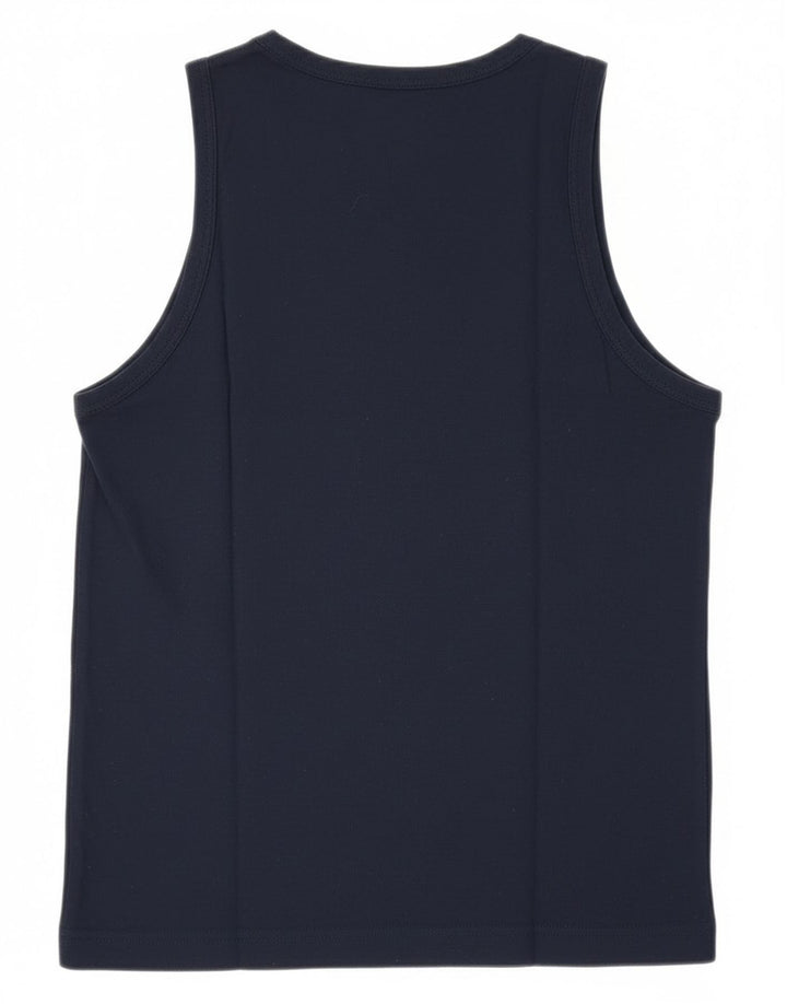 Canotta da donna Asics UK 12 medio blu navy in cotone