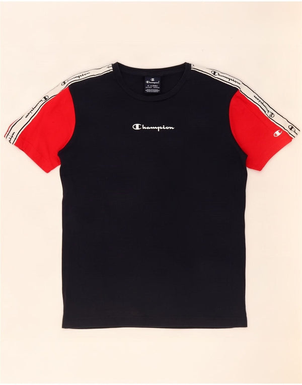 T-shirt grafica Champion da bambino, 13-14 anni, XL, colore nero