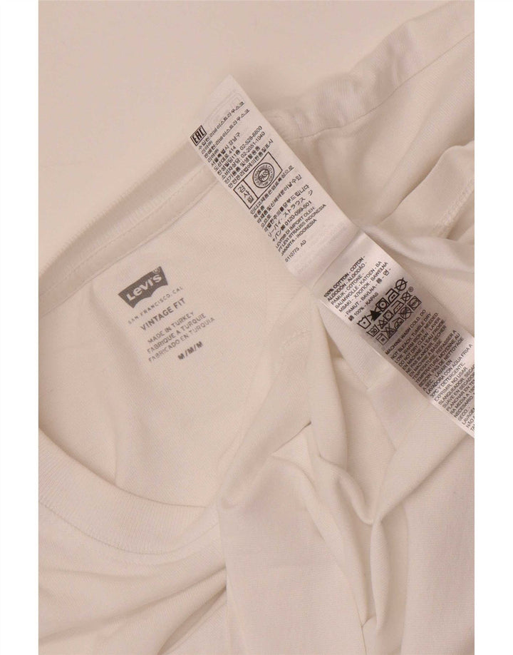 T-shirt Levi's da uomo vintage fit in cotone bianco medio