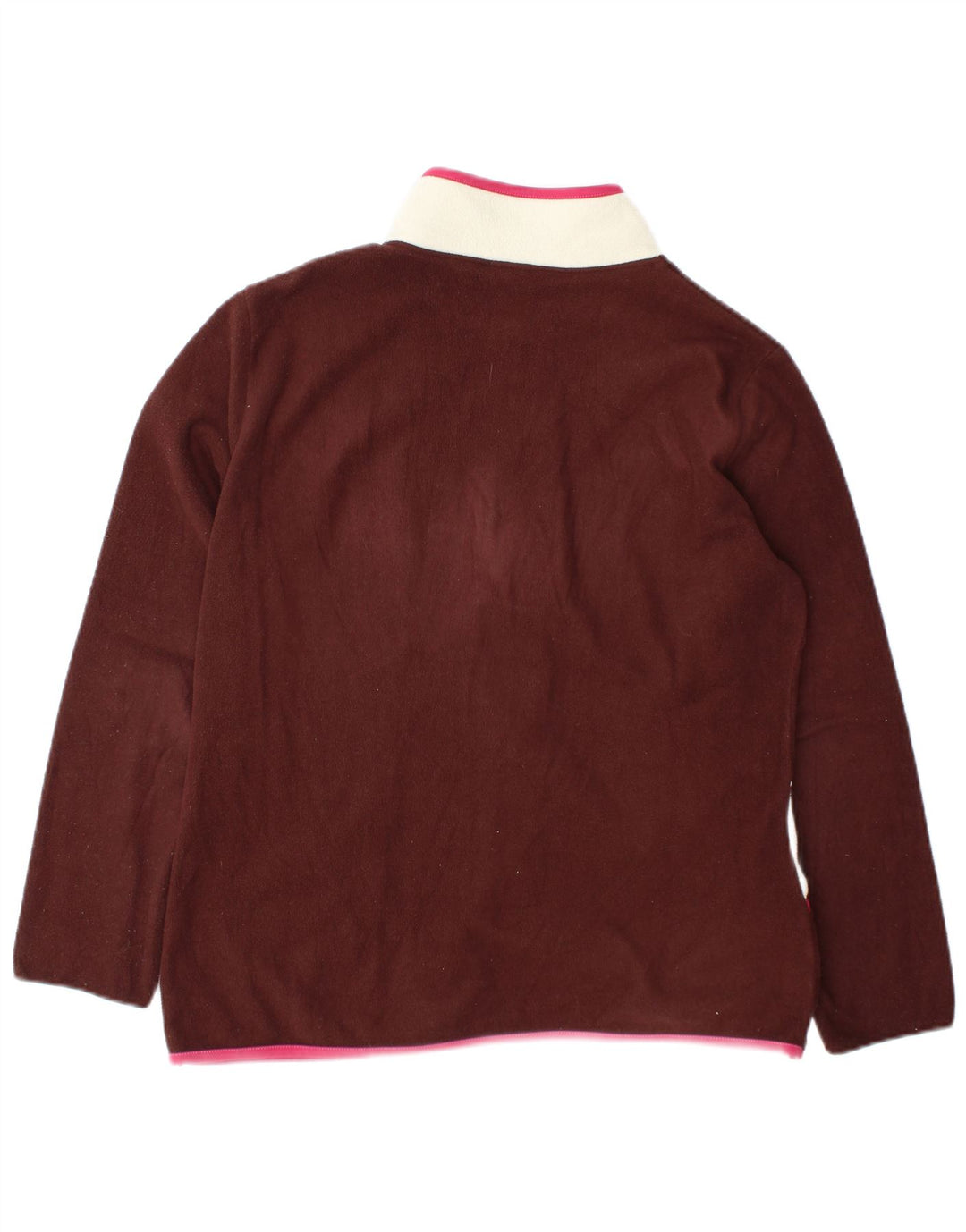 Giacca in pile da donna Fila UK 16 Large Bordeaux Colourblock