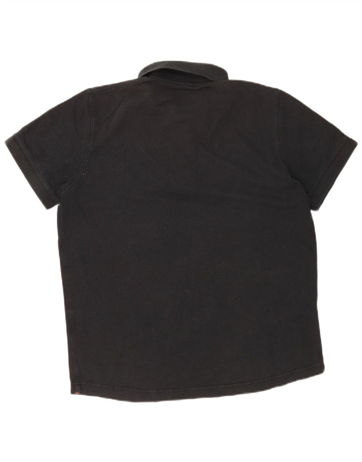 Polo da uomo Hugo Boss media nera