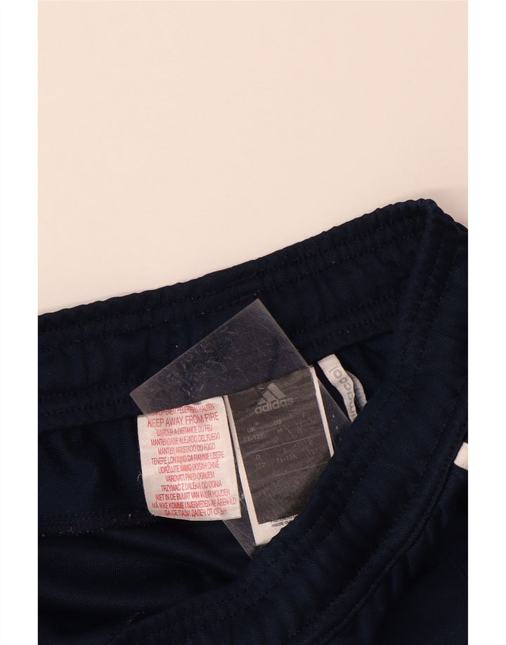 Pantaloni della tuta ADIDAS da ragazzo Climacool 11-12 anni in poliestere blu navy