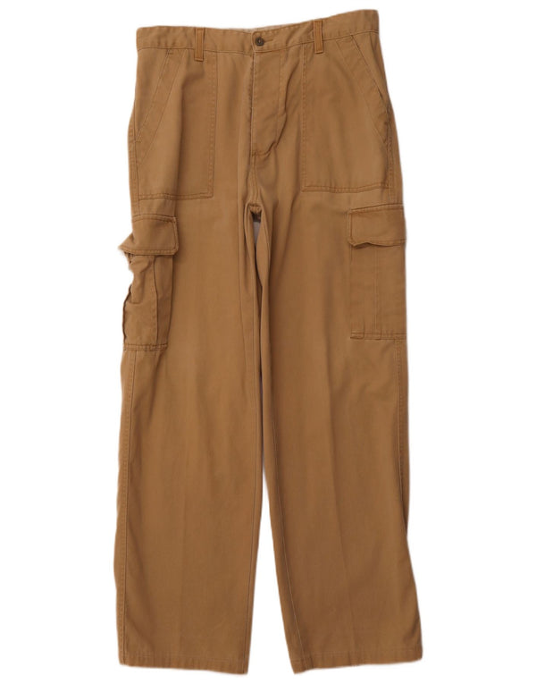 DOCKERS Pantaloni cargo dritti da uomo W32 L30 Beige