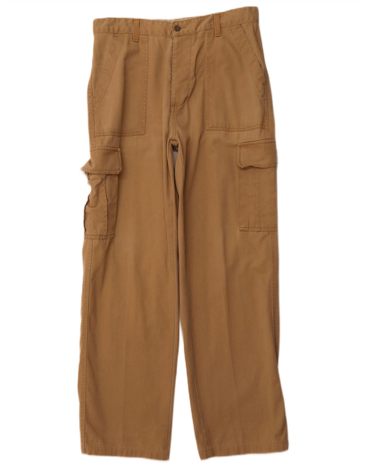 DOCKERS Pantaloni cargo dritti da uomo W32 L30 Beige