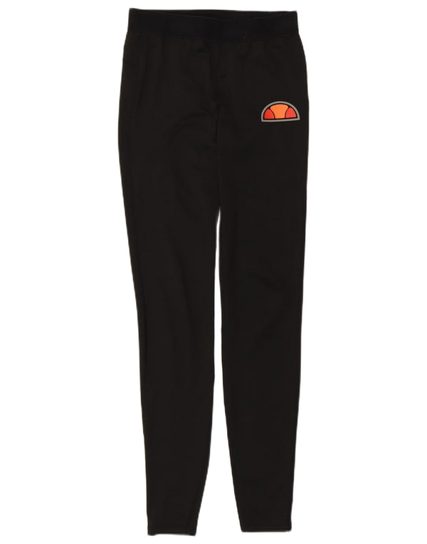 Leggings da donna Ellesse UK 8 Small Poliestere nero