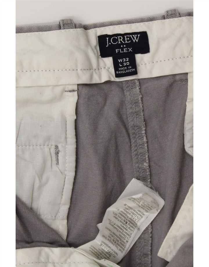 Pantaloni chino slim da uomo J. CREW W32 L28 cotone grigio