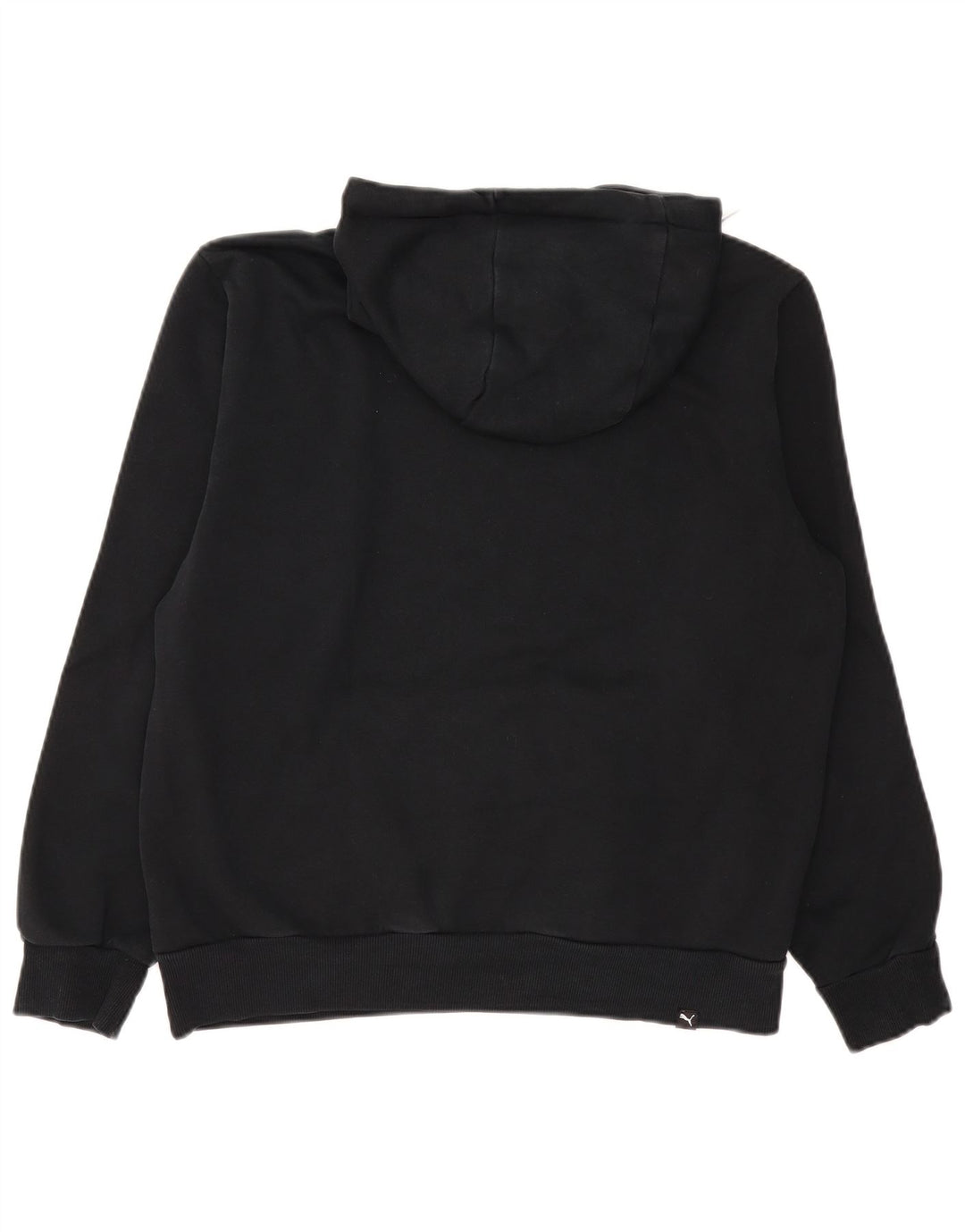 Felpa con cappuccio grafica da uomo Puma, cotone nero medio