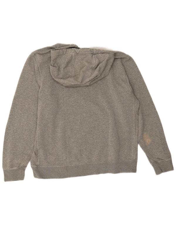 Felpa con cappuccio da uomo Nike Large in cotone grigio