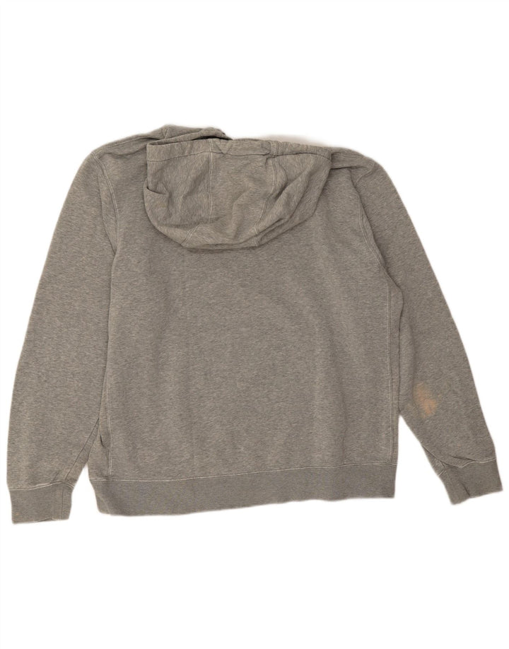Felpa con cappuccio da uomo Nike Large in cotone grigio