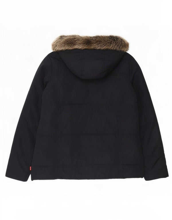 Giacca imbottita con cappuccio Levi's per ragazze 15-16 anni in poliestere blu navy