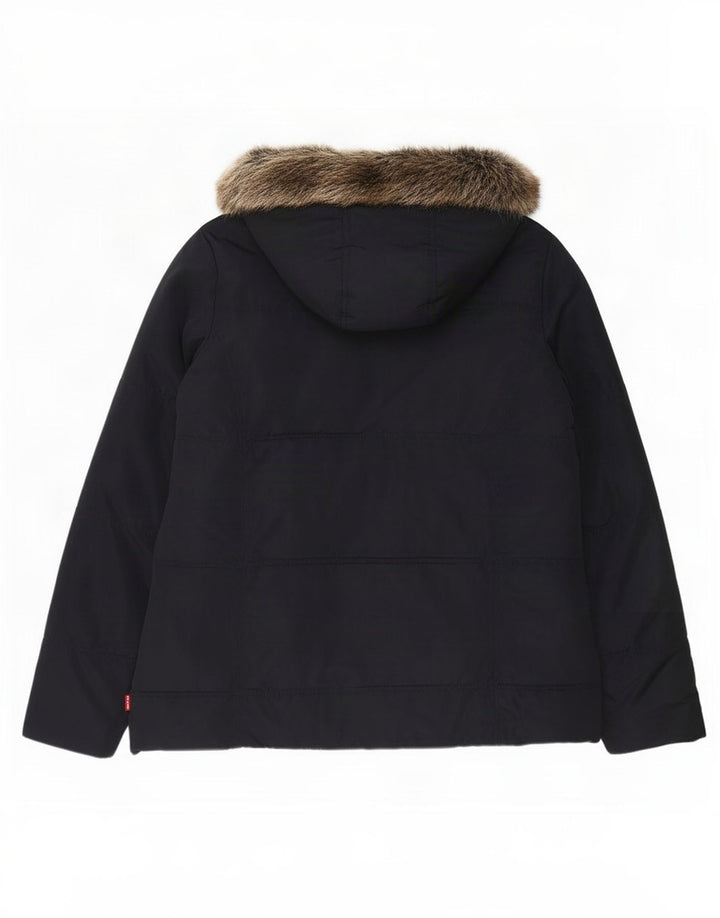 Giacca imbottita con cappuccio Levi's per ragazze 15-16 anni in poliestere blu navy