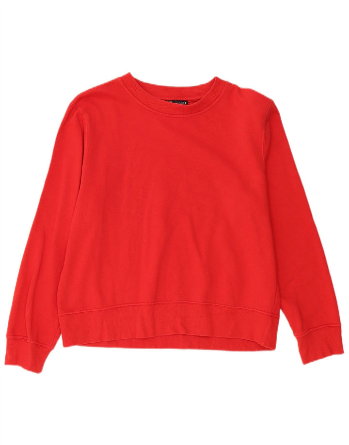 Felpa Zara Donna Maglione UK 16 Large Rosso
