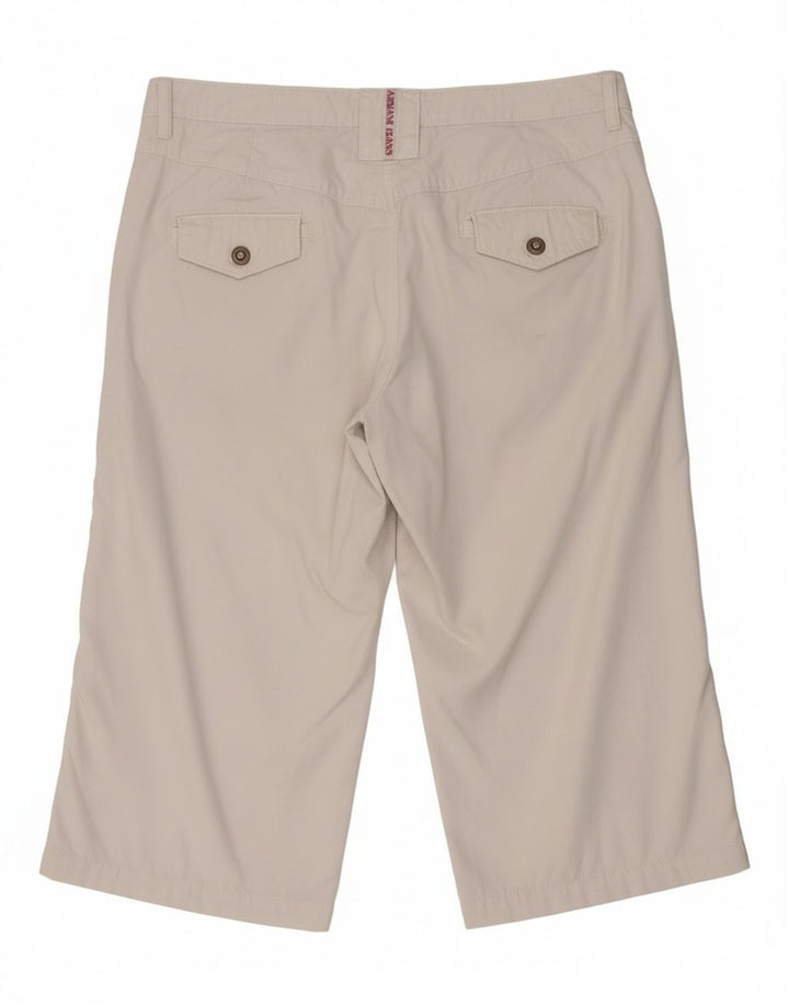 Bermuda da donna Armani W28 cotone bianco medio