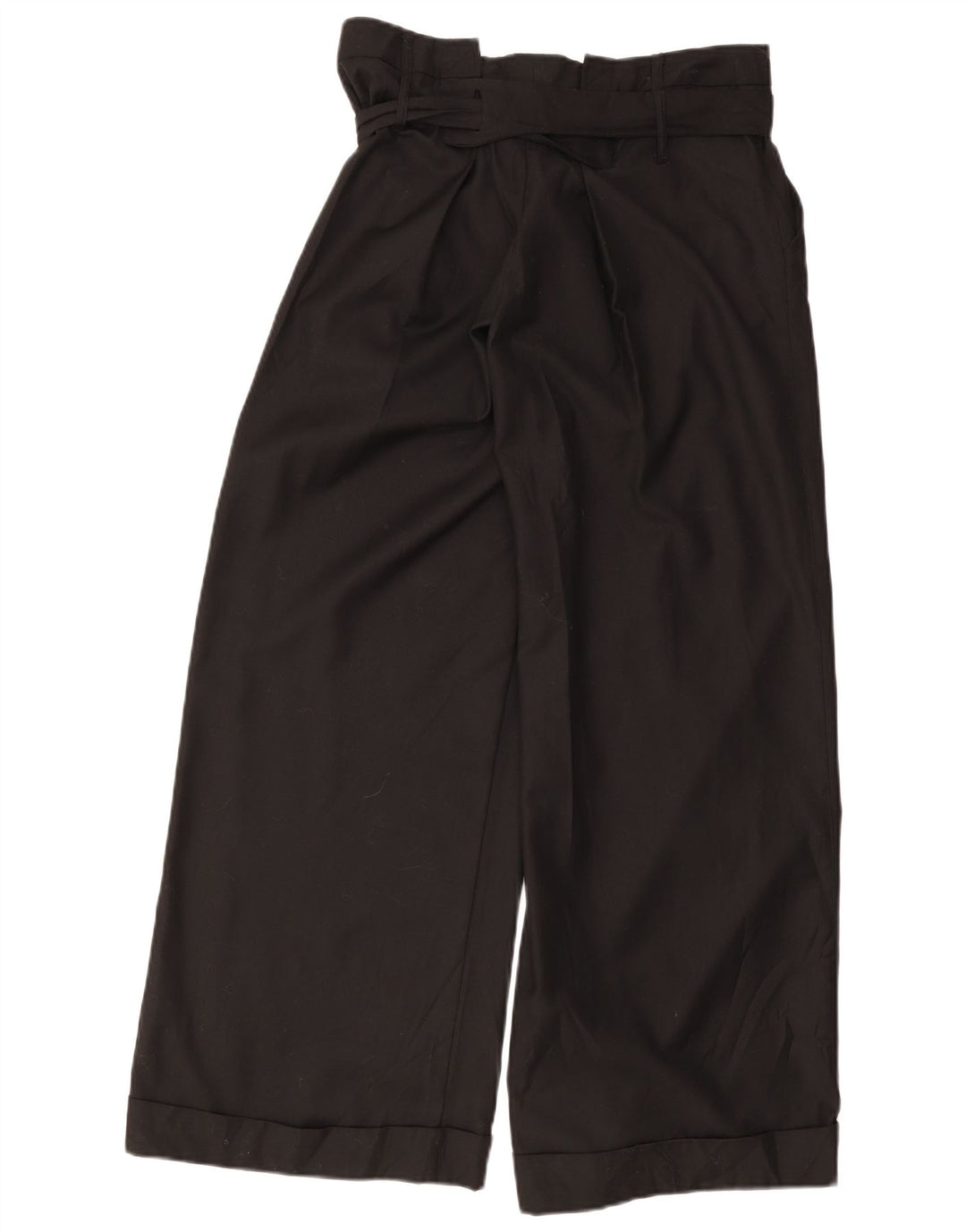 Pantaloni casual con pegged da donna Topshop UK 12 Medium W32 L32 Poliestere nero