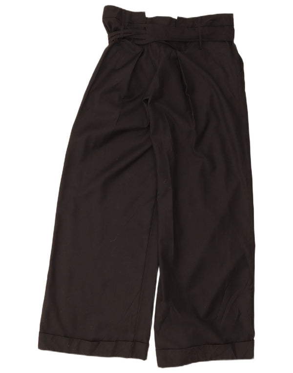 Pantaloni casual con pegged da donna Topshop UK 12 Medium W32 L32 Poliestere nero