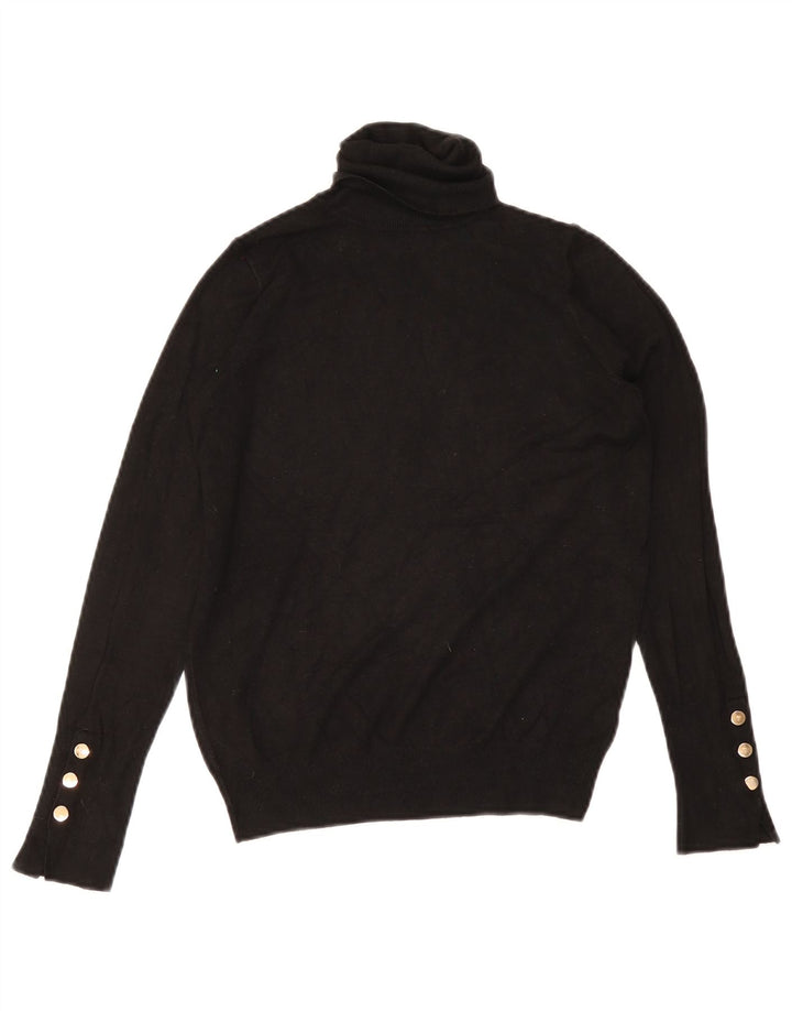 Maglione maglione a collo alto da donna Zara UK 8 piccolo nero