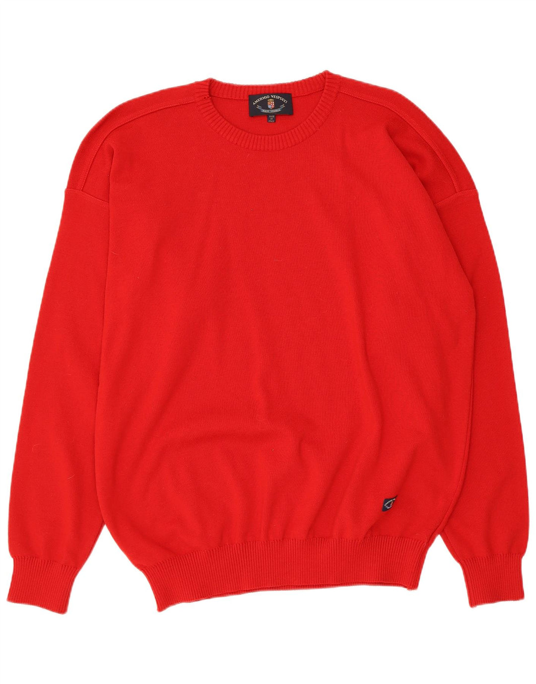 Maglione Maglione Girocollo Uomo Amerigo Vespucci XL Rosso Lana