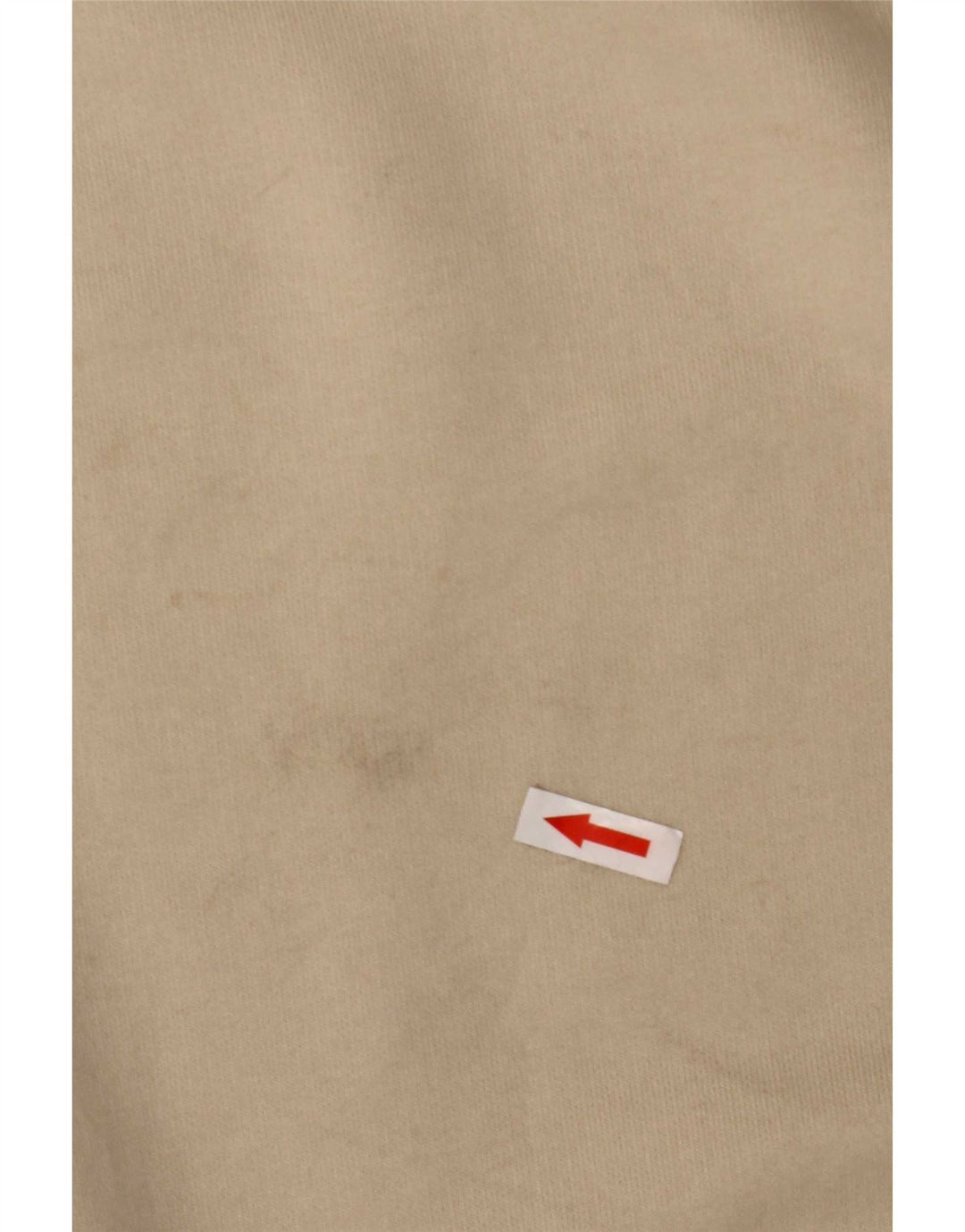 Felpa Reebok da uomo, maglione grande, cotone beige
