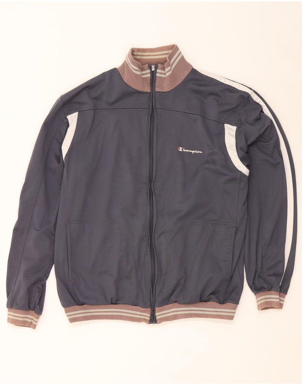 Giacca da tuta da uomo Champion XL Poliestere color block grigio