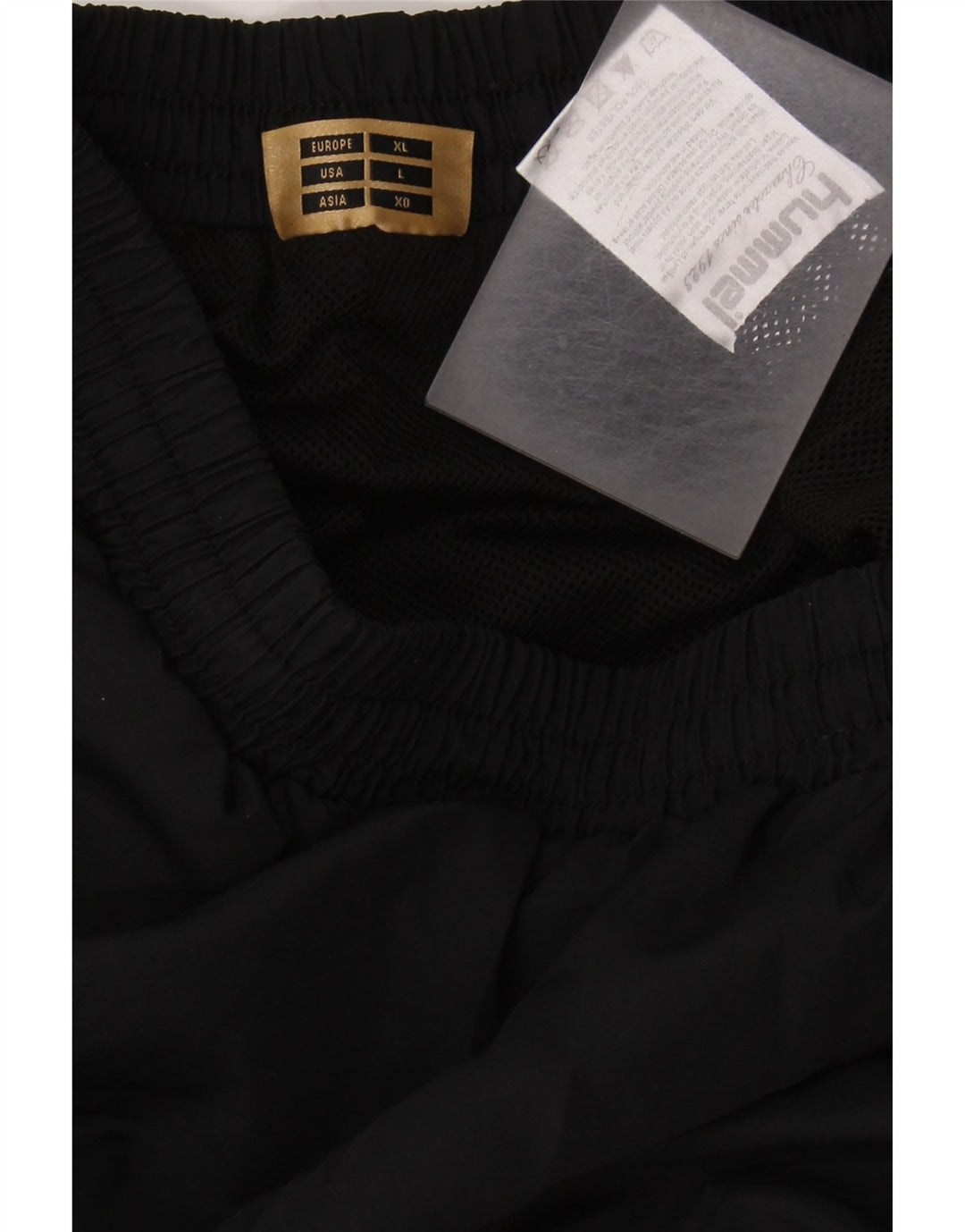 Pantaloni da tuta grafici da uomo HUMMEL grandi in poliestere nero