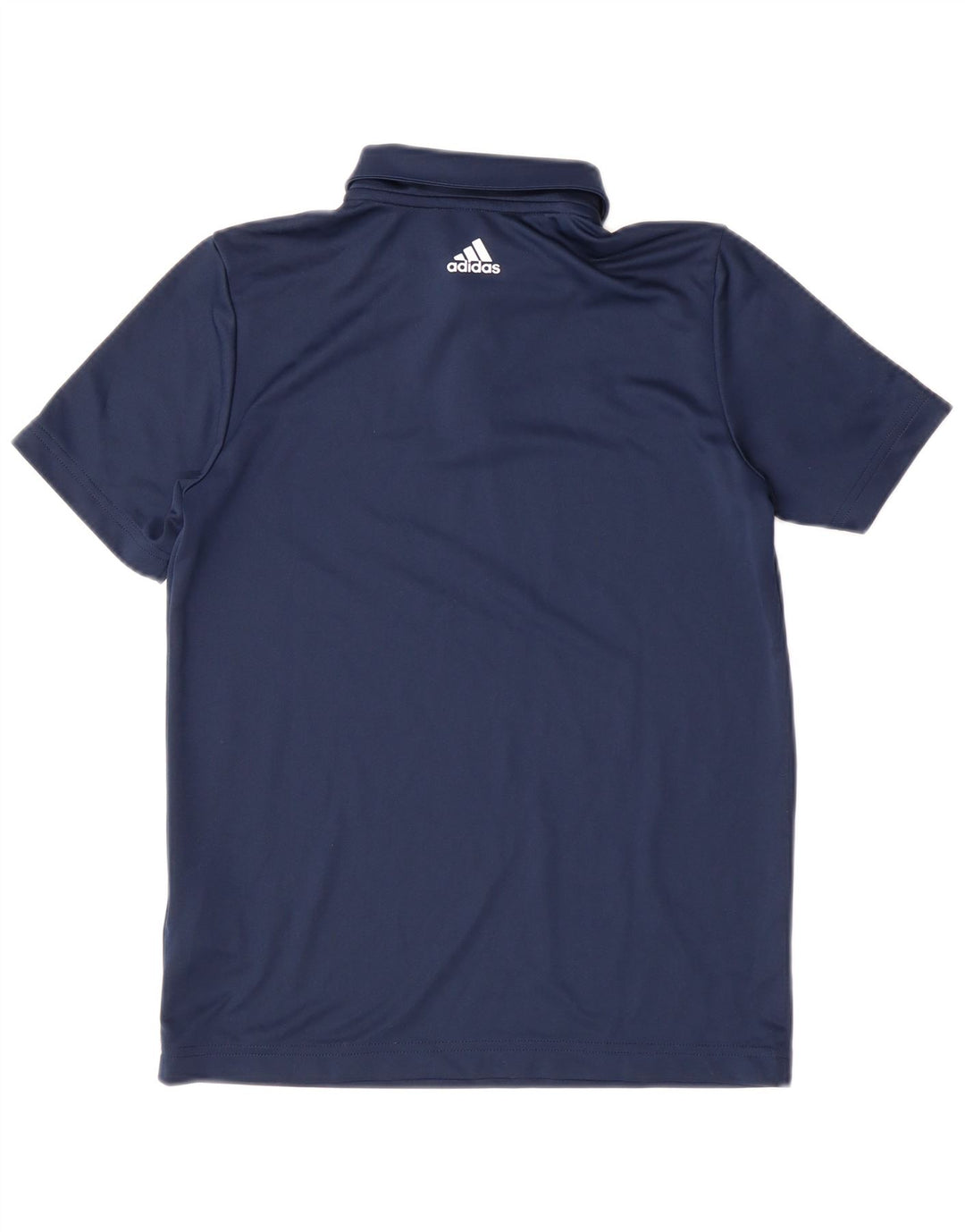 Polo ADIDAS da bambino 11-12 anni in poliestere blu navy