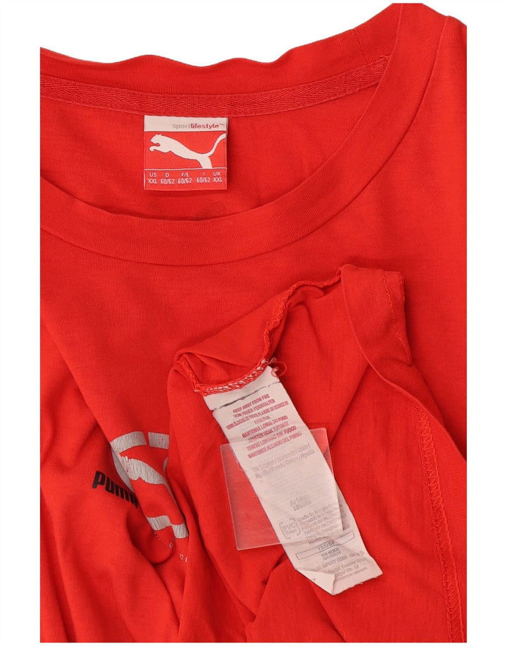 Maglietta grafica da uomo Puma Top 2XL Arancione