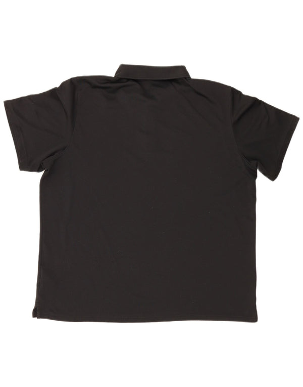 Polo Nike Dri Fit da uomo XL in poliestere nero