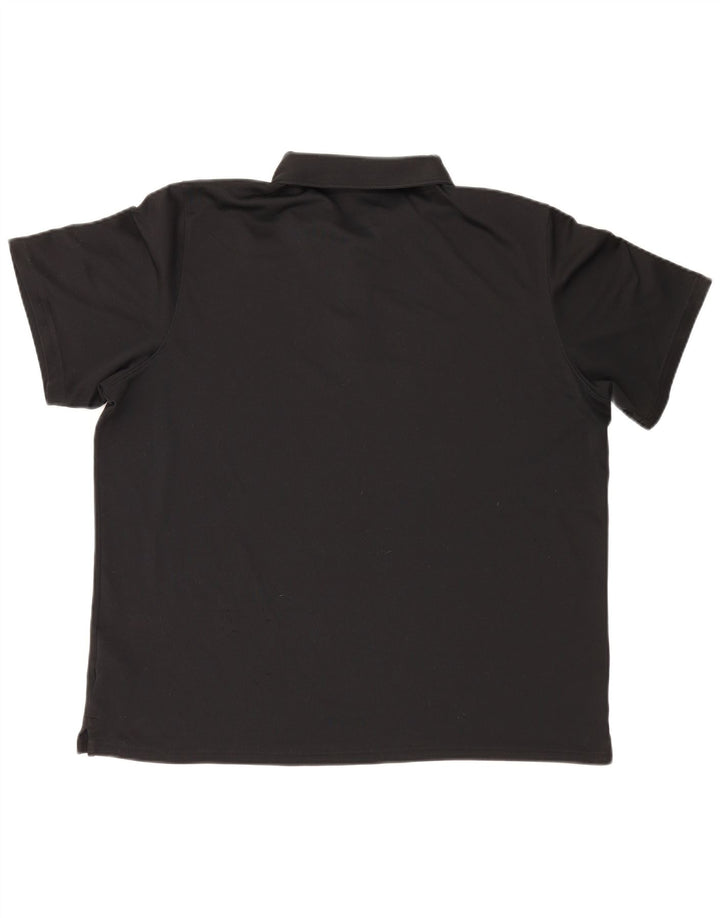 Polo Nike Dri Fit da uomo XL in poliestere nero