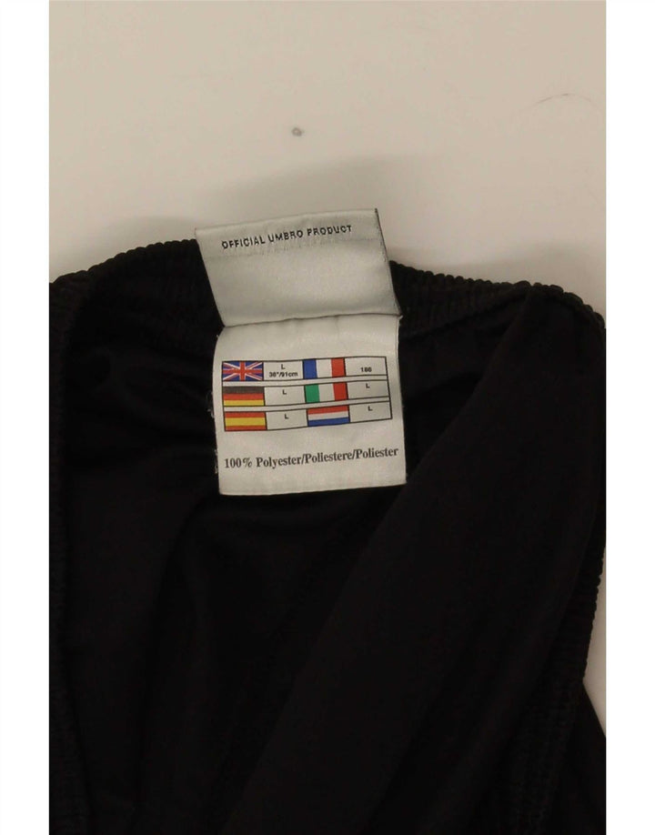 Pantaloncini sportivi Umbro da uomo grandi in poliestere nero