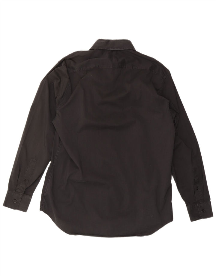 CALVIN KLEIN Camicia Uomo Large Nera in Cotone