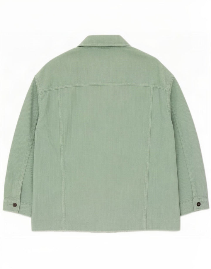 Giacca da donna oversize in velluto a coste Zara UK 20 2XL Verde
