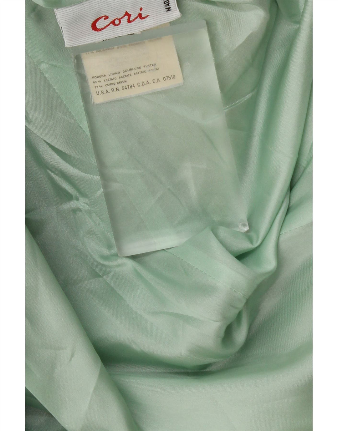 Giacca blazer vintage da donna a 1 bottone UK 18 XL in lana verde