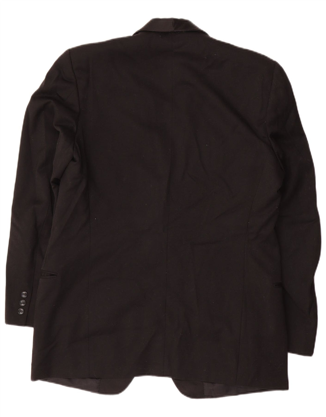 Abito vintage da uomo a 1 bottone e 2 pezzi IT 52 XL W32 L30 Nero