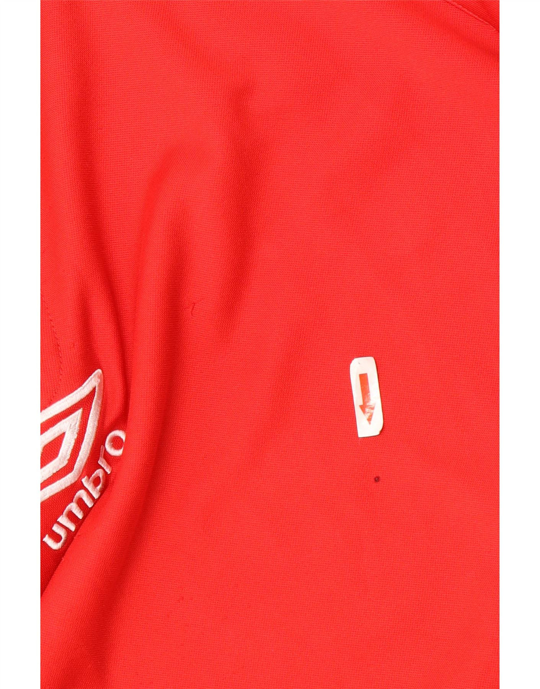 Felpa Umbro da uomo con zip e collo maglione XL rosso poliestere