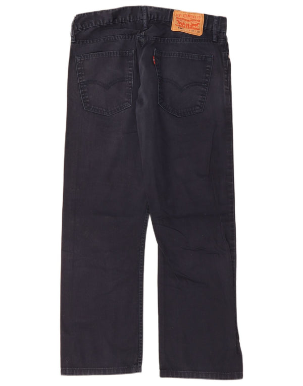 Levi's Uomo 514 Pantaloni casual dritti W32 L30 Cotone blu navy