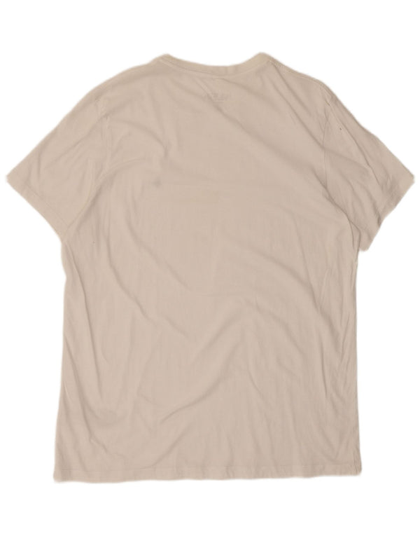 T-shirt da uomo dalla vestibilità classica Jack Wills Top XL in cotone bianco